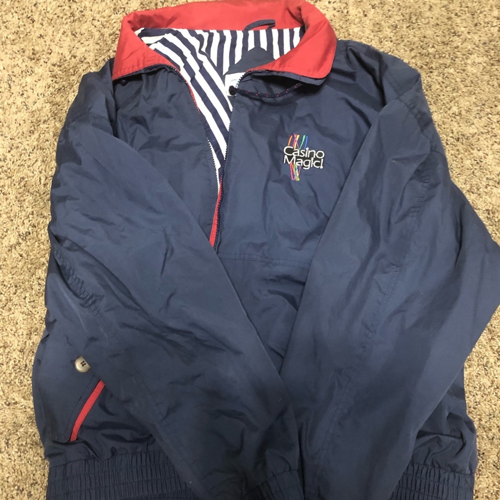 Dope retro Casino Magic Rain Jacket